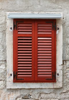 Window shop at an old house in the town of Pula in Croatia