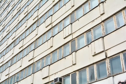 Facade of an empty office building in berlin city centre