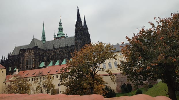 Prague Czech Republic Europe travel places history museum building historical church street building architecture famous place autumn nature landscape tour tourism background trees. High quality photo