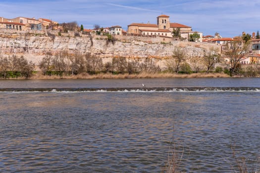 Zamora cathedral, old town and Douro river. Zamora, Spain