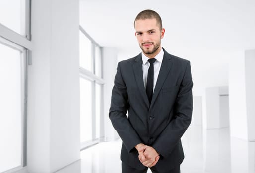 young business man portrait at the office