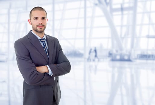 happy business man portrait at the office