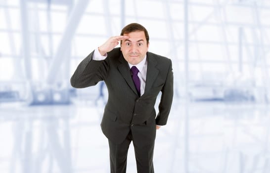young business man portrait at the office
