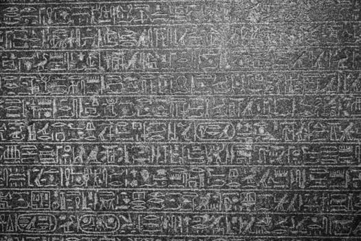 Ancient Egyptian hieroglyphics. Vintage background