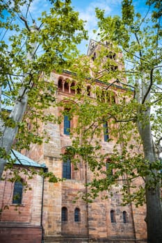 The Imperial Cathedral of Speyer, Germany, a Romanesque Roman Catholic cathedral, an UNESCO World Heritage Site since 1981