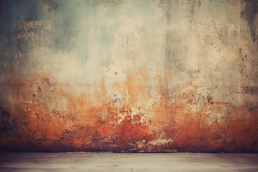 Vintage Old Wall Background. Generative AI