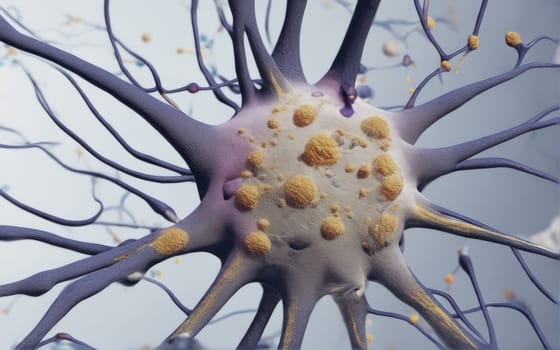 Neurons - Neural network - AI generated