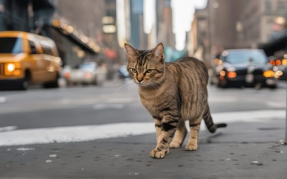 A cat - digitally generated via AI