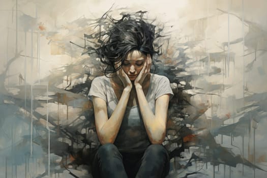 Depression and anxiety states. Generative AI