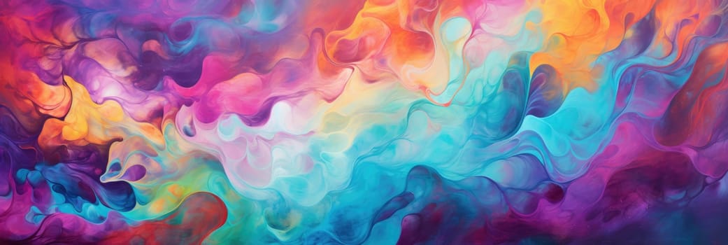 Abstract colorful background. Generative AI