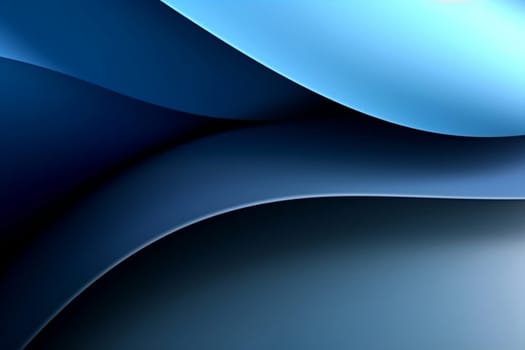 Modern graphics lines in shades of blue, generative ai