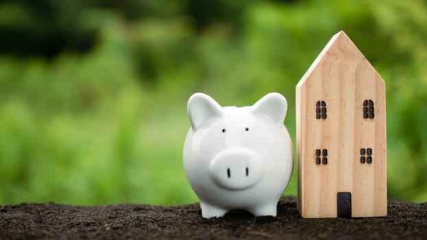 Concept of selling a house. Real estate agent offer house, property insurance and security, affordable housing concepts, home insurance broker agent, salesman person.
