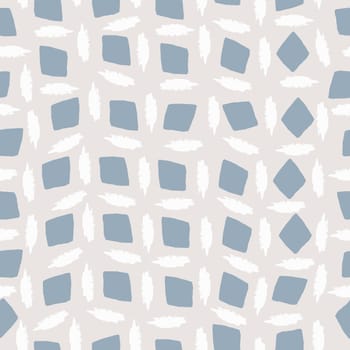 Vector multicolor seamless pattern from blots. Free form abstract spots