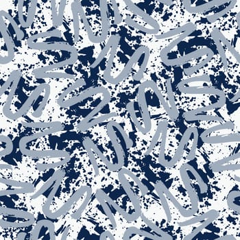 Vector multicolor seamless pattern from blots. Free form abstract spots. Design for textile, wallpaper, wrapping paper.