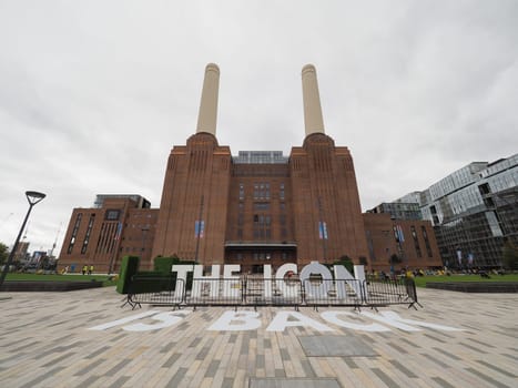 LONDON, UK - CIRCA OCTOBER 2022: The Battersea Power Station is reopening on the 14th of October
