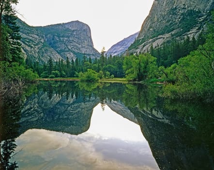 Mirror Lake in Yosemite National Park, California