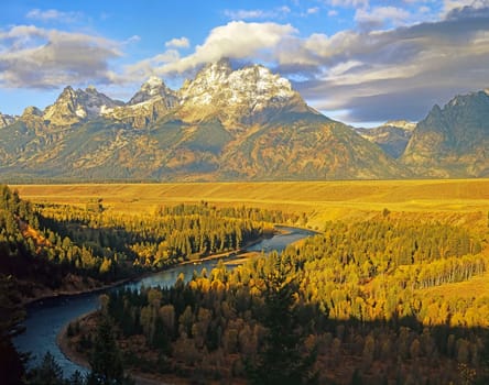 Grand Teton and Snake River, Wyoming