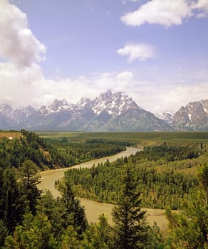 Grand Teton and Snake River, Wyoming
