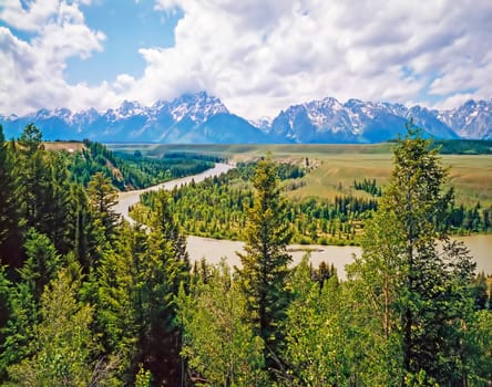 Grand Teton and Snake River, Wyoming