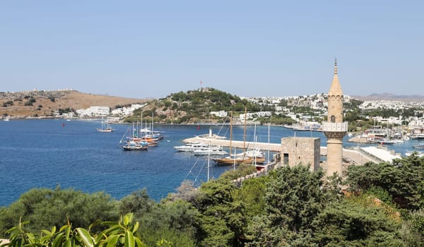 Bodrum Town in Mugla City, Aegean Turkey