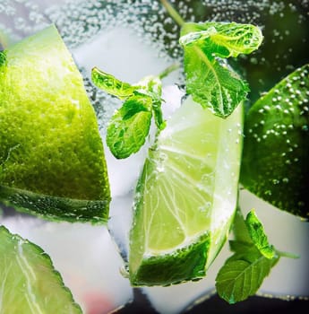 Kuwut ice is local indonesian beverage made from melon and young coconut flesh added with basil seeds and a little lime juice. its popular served during ifthar. selected focus