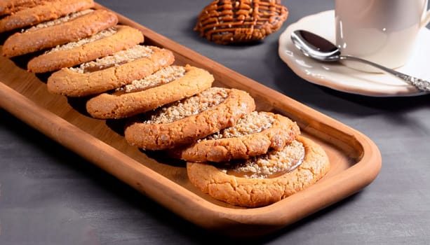 Social event  Individual Presentation Of Tasty Cookies For Party Guests