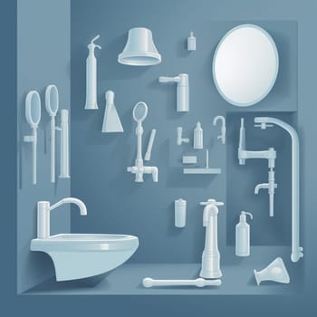 This image depicts water-saving devices such as low-flow showerheads, faucets, and toilets. It encourages viewers to use these devices to reduce water usage at home. Water-saving devices are simple and effective solutions that can significantly reduce water consumption and promote sustainability. Low-flow showerheads, faucets, and toilets use less water without compromising performance, and they can help households reduce their water bills and carbon footprint. This image represents the potential for water-saving devices to create positive change and promote environmental stewardship in our daily lives.