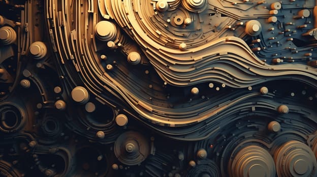 A computer generated image of an abstract pattern