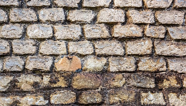 Texture of a stone wall. Old castle stone wall texture background. Stone wall as a background or texture. Part of a stone wall, for background or texture