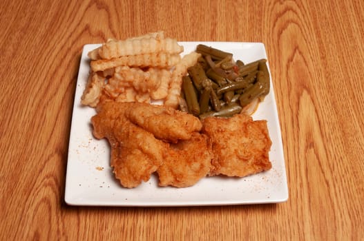 Delicious Chinese food known as fried catfish