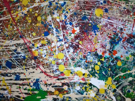 Abstract background .  Fragment of artwork. Brushstrokes of paint. Modern art. Contemporary art. Colorful texture. thick paint surface . space for text