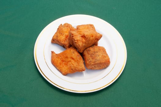 Delicious American cuisine known as fresh salmon bites
