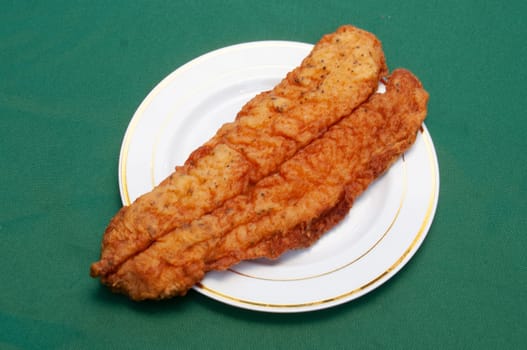 Delicious traditional cuisine known best as fried fish
