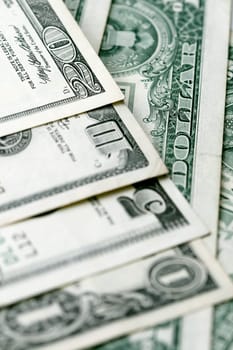 dollar macro close up - money background