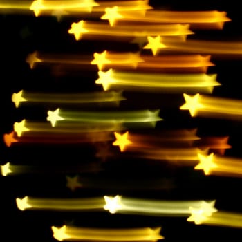 abstract disco colored stars - blurred motion background