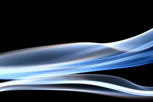blue smoke - abstract background close up