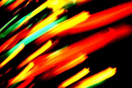 abstract disco colored stars - blurred motion background