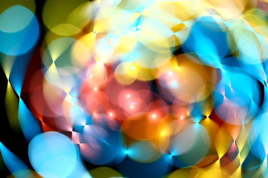 speed motion bokeh - abstract blurred background