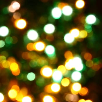 holiday card - golden champagne and gift