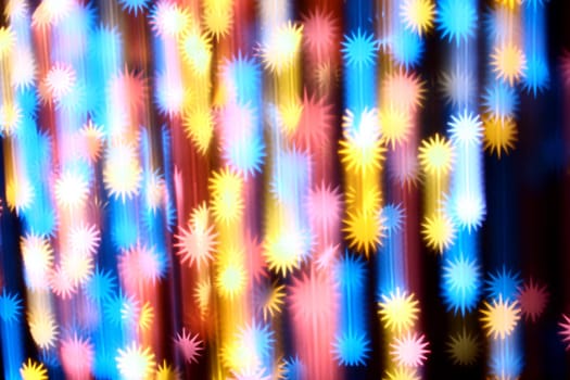 abstract disco colored stars - motion background