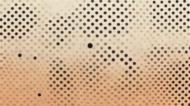 A close up of a wall with dots on it