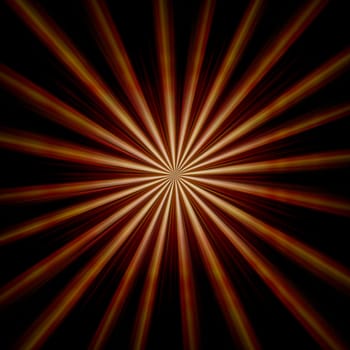 Radial zoom burst of energy, abstract background illustration
