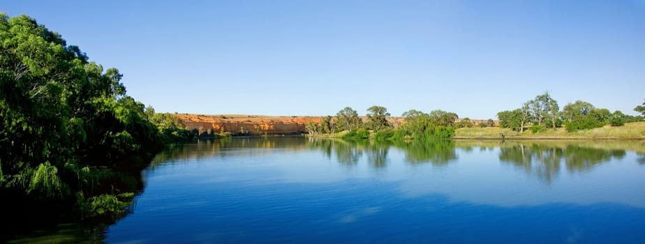 Gorgeous photo of the Murray River in summer