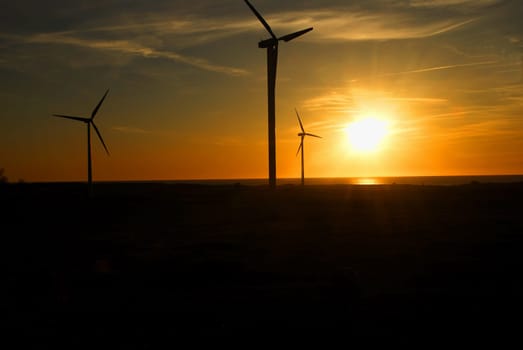 the west of the sun, windmills about the west of the sun