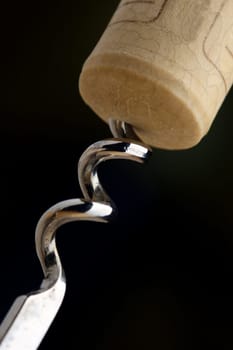 fine image, detail of classic bottle cork