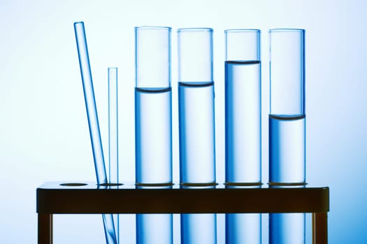 Chemistry equipment in the laboratory