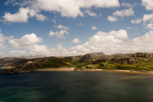 Gruinard Bay in Wester Ross, Scotland.