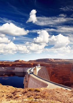 Glen Canyon Dam and Lake Powell, USA