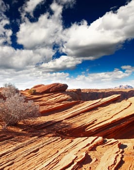 rock formations at glen canyon, Arizona