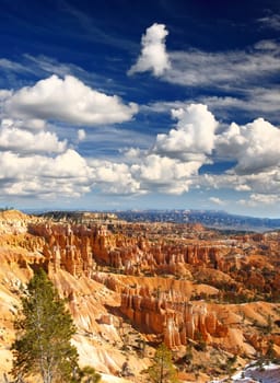 The Bryce Canyon National Park in Utah USA